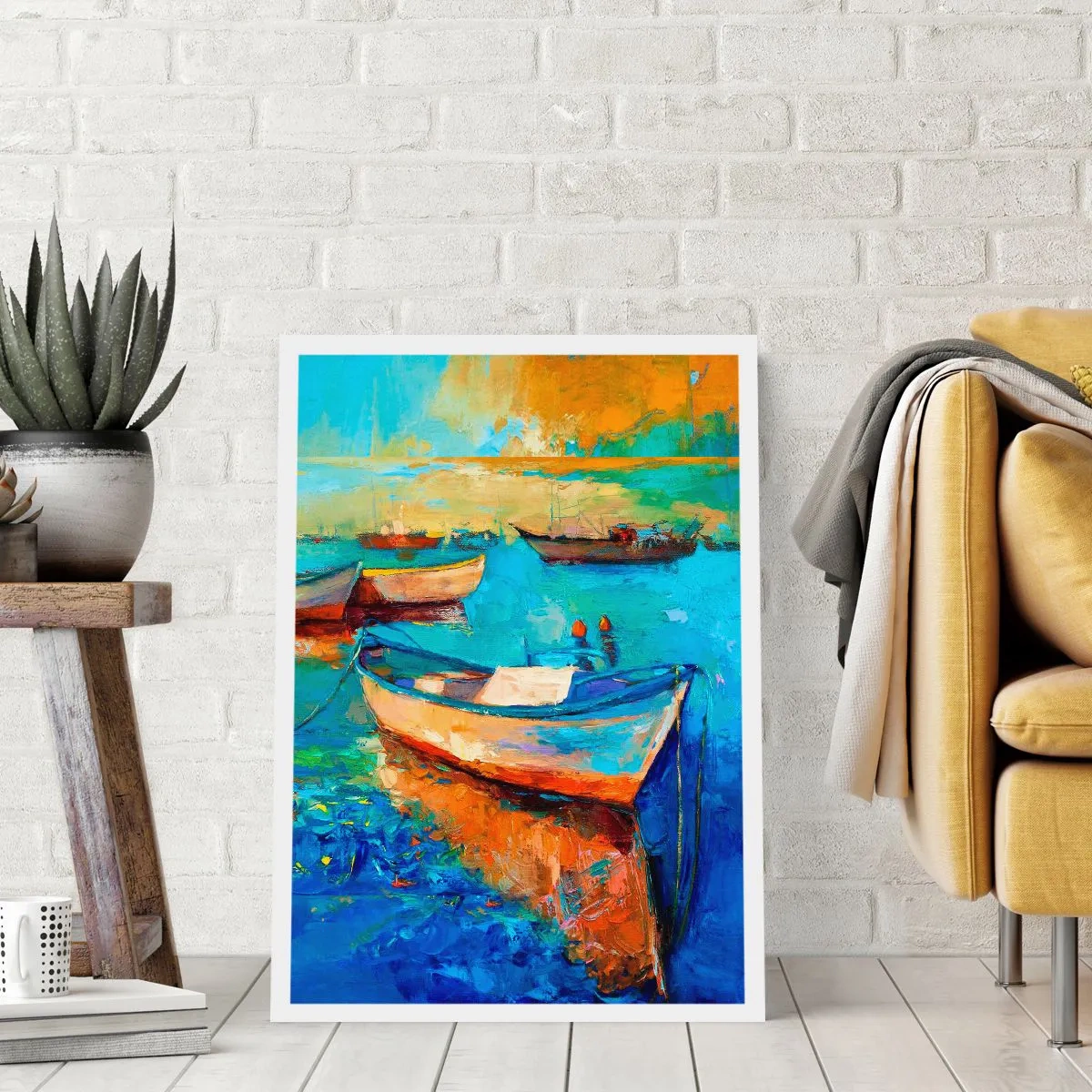 Poster - Într-un golf de aur - 70x100 cm