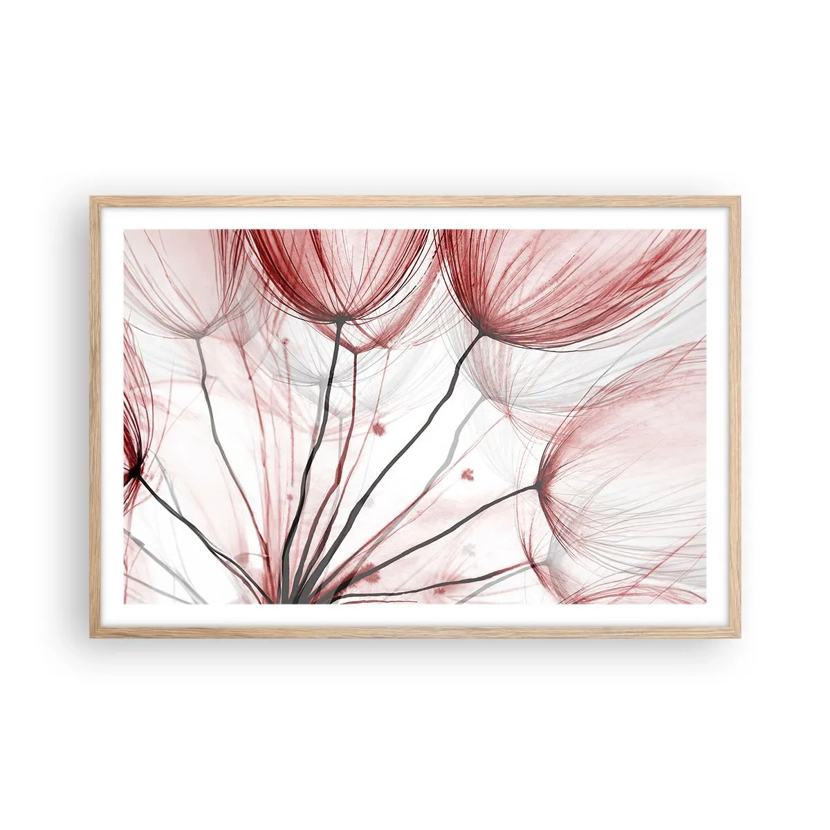 Poster în ramă de stejar deschis - Înainte de plecare - 91x61 cm