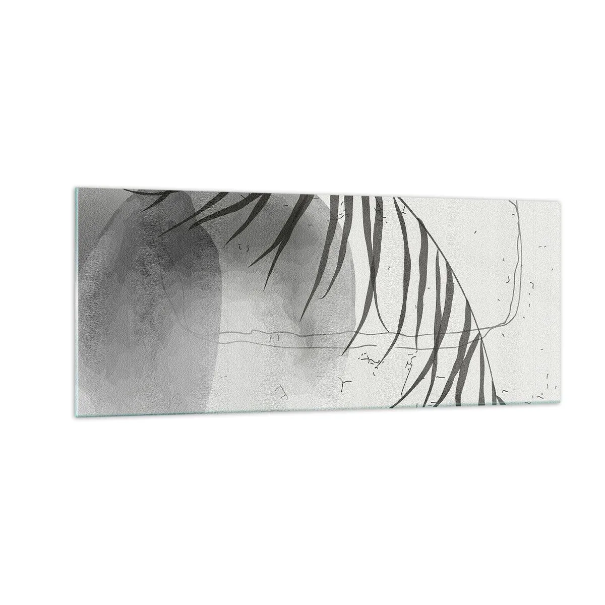 Tablou pe sticlă - Exotismul subtil al naturii - 100x40 cm