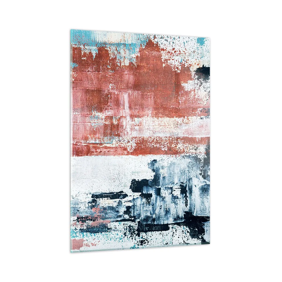Tablou pe sticlă - Jumi-juma abstract - 50x70 cm
