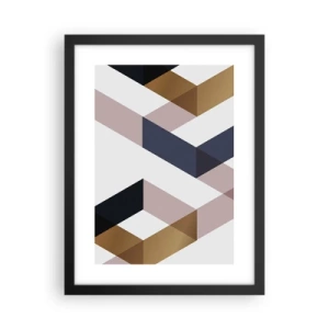 Poster în ramă neagră - Planuri și unghiuri - 30x40 cm