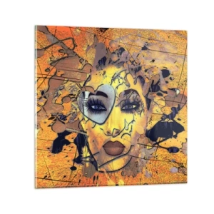 Tablou pe sticlă - Frumusețe însorită - 60x60 cm