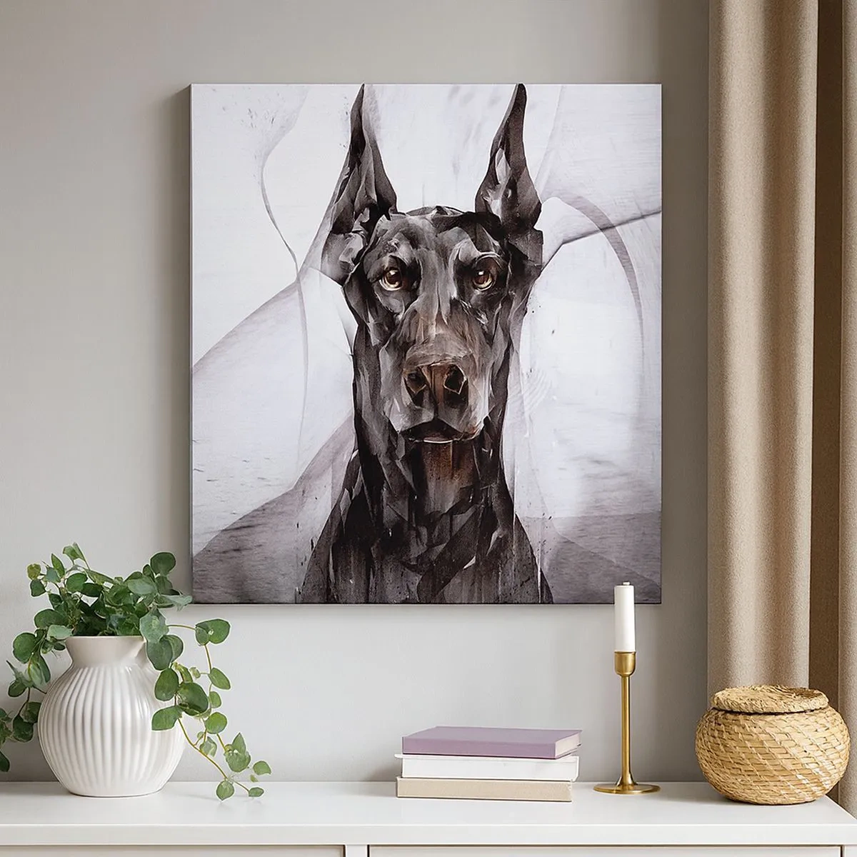 Tablou pe pânză - Născut cu noblețe - 30x30 cm