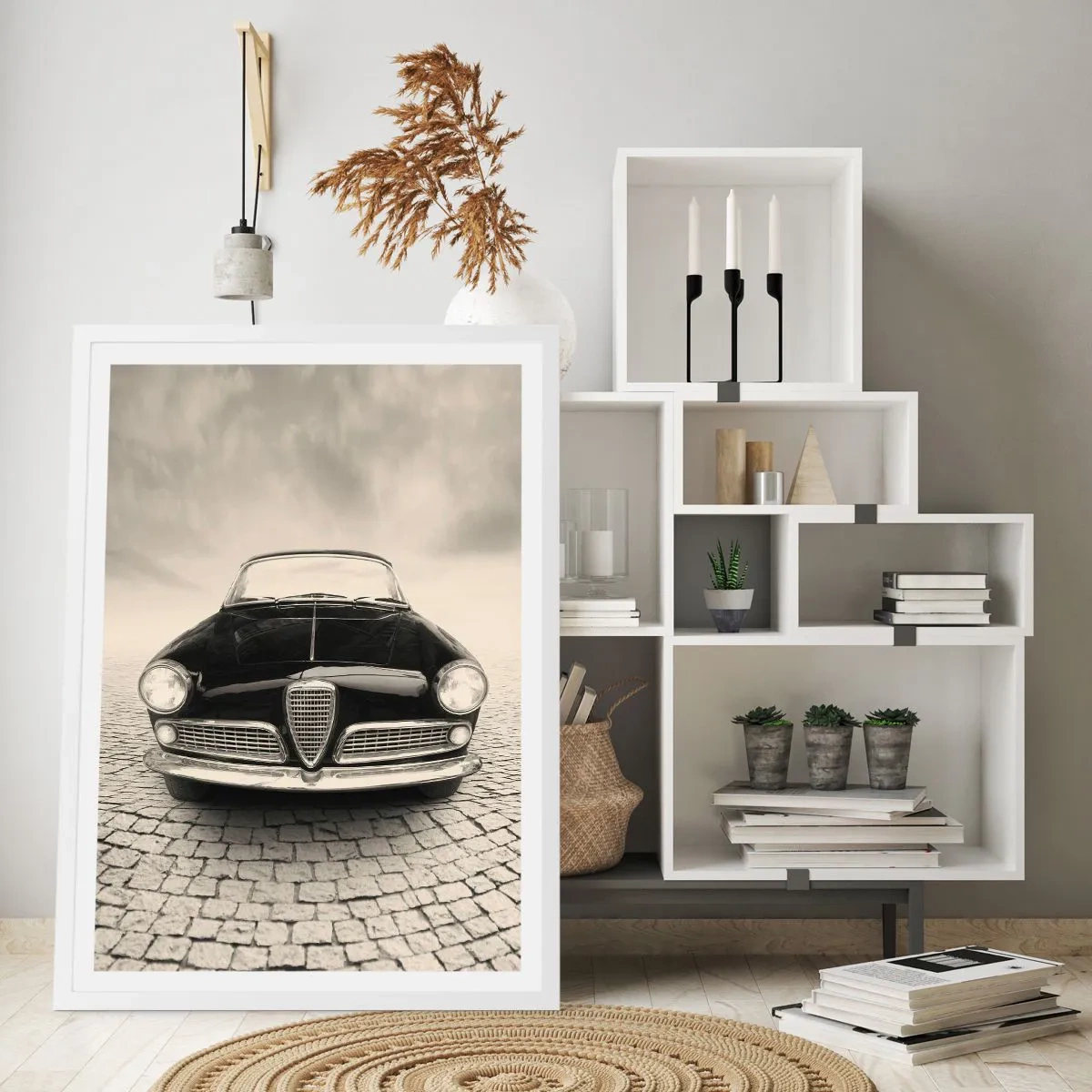 Poster în ramă albă - Și cum să nu mă iubești? - 50x70 cm