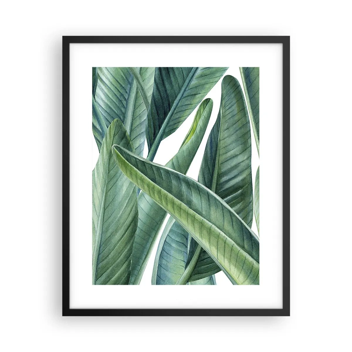 Poster în ramă neagră - Verdeața în sine - 40x50 cm