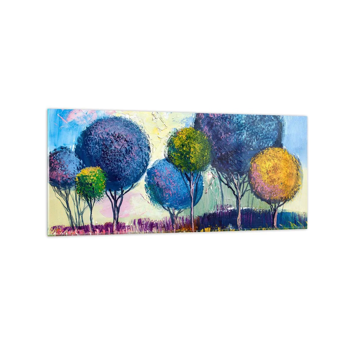 Tablou pe sticlă - Sfera - forma unui ideal - 120x50 cm