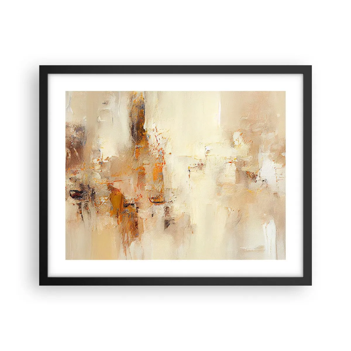 Poster în ramă neagră - Sufletul de chihlimbar - 50x40 cm