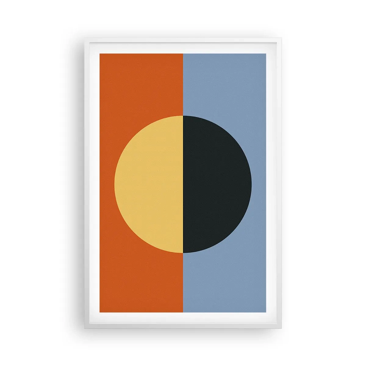 Poster în ramă albă - O compoziție de căldură și răcoare - 61x91 cm