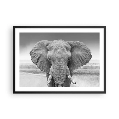 Poster în ramă neagră - Bun venit în lumea mea - 70x50 cm