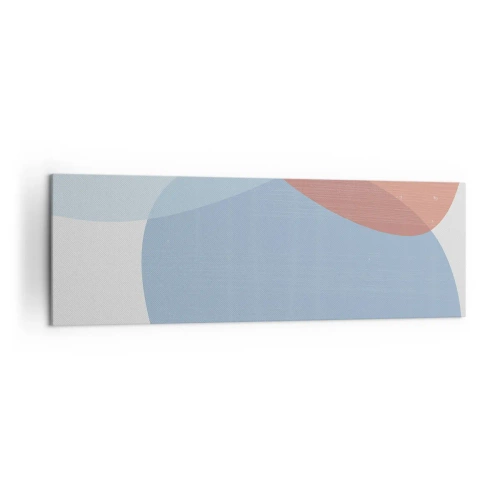 Tablou pe pânză - Relații pastelate - 160x50 cm