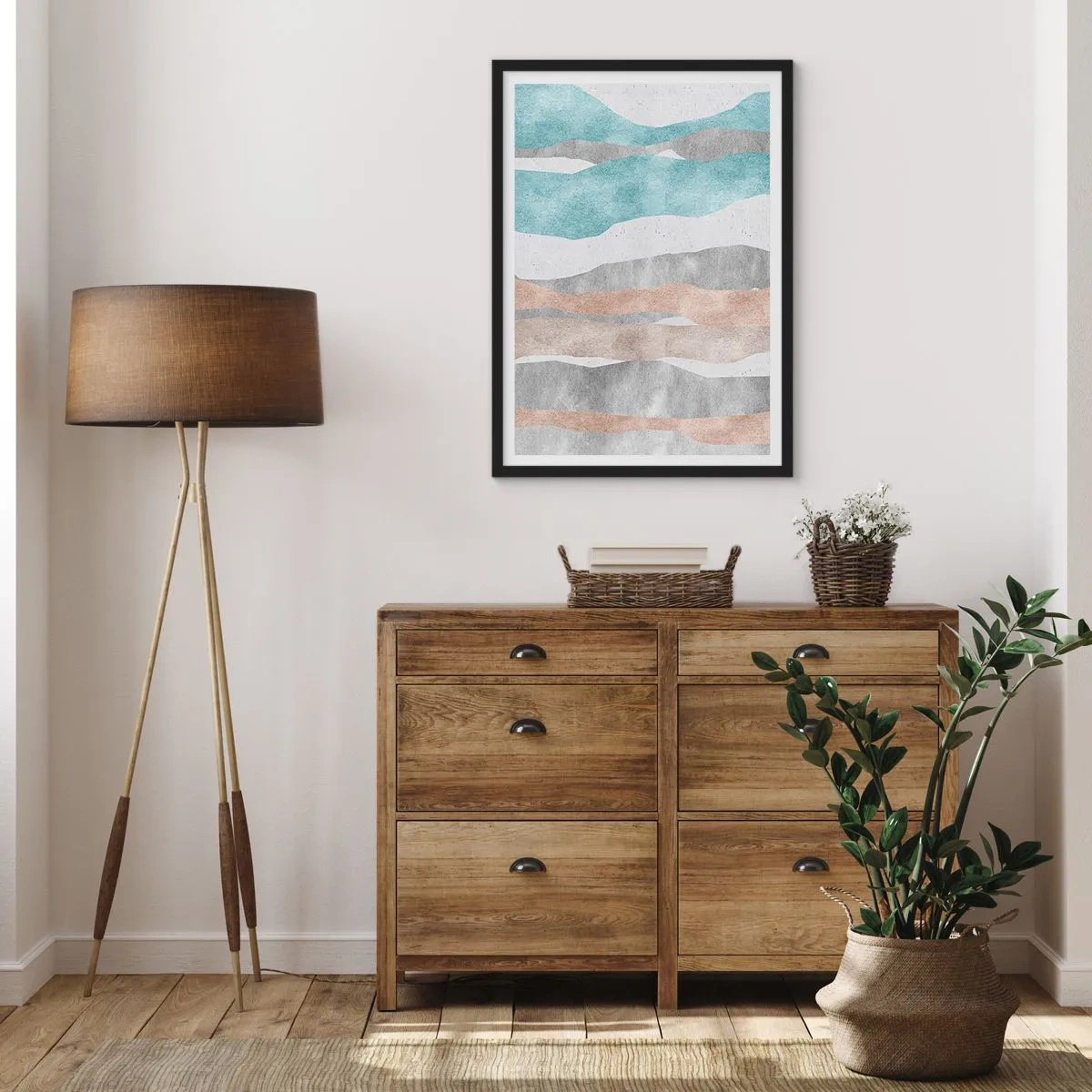 Poster în ramă neagră - Studiu de proximitate - 70x100 cm