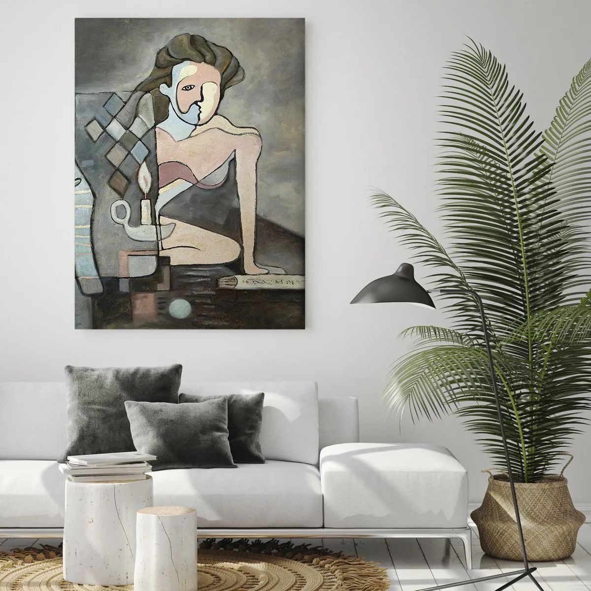 Tablou pe sticlă - Un mozaic de spirit și materie - 80x120 cm