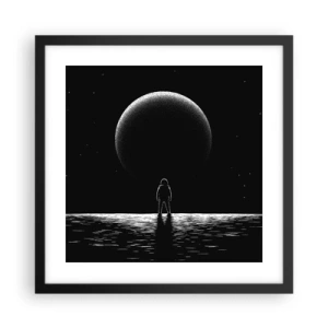 Poster în ramă neagră - Față în față - 40x40 cm