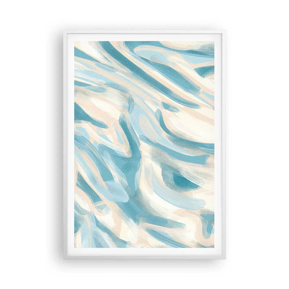 Poster în ramă albă - Brize de primăvară - 70x100 cm