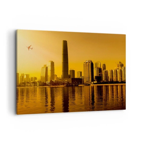Tablou pe pânză - Orașul de aur - 100x70 cm
