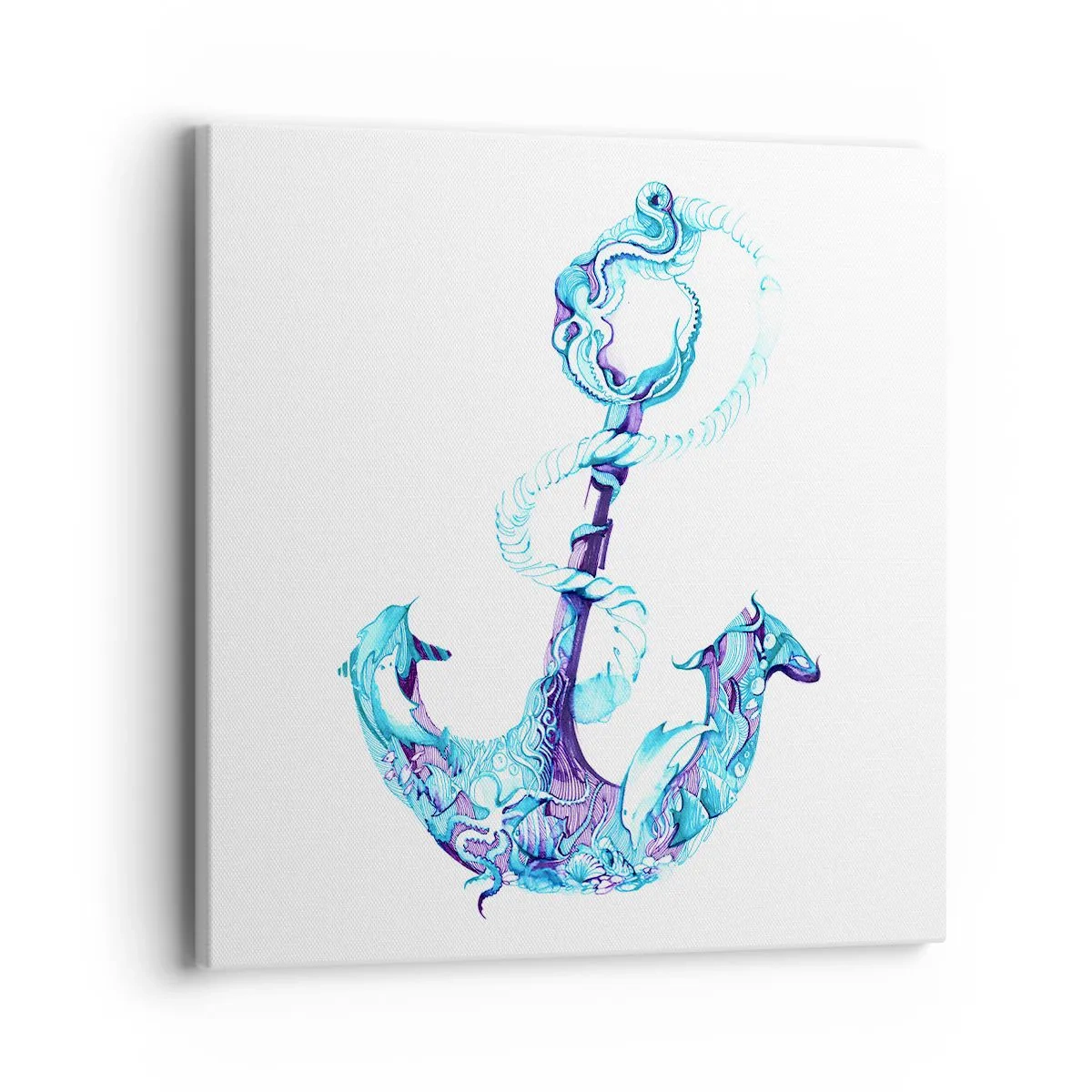 Tablou pe pânză - Confidenta secretelor mării - 40x40 cm