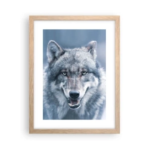 Poster în ramă de stejar deschis - Accepți provocarea? - 30x40 cm