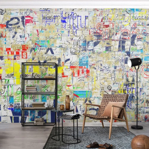 Fototapetă personalizată Standard Eco - Pur și simplu plăcut pentru ochi - Graffiti, mural, Tineret