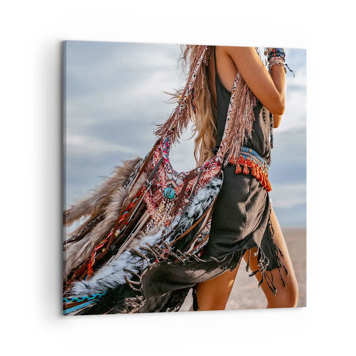 Tablou pe pânză - Iubita șamanului - 50x50 cm