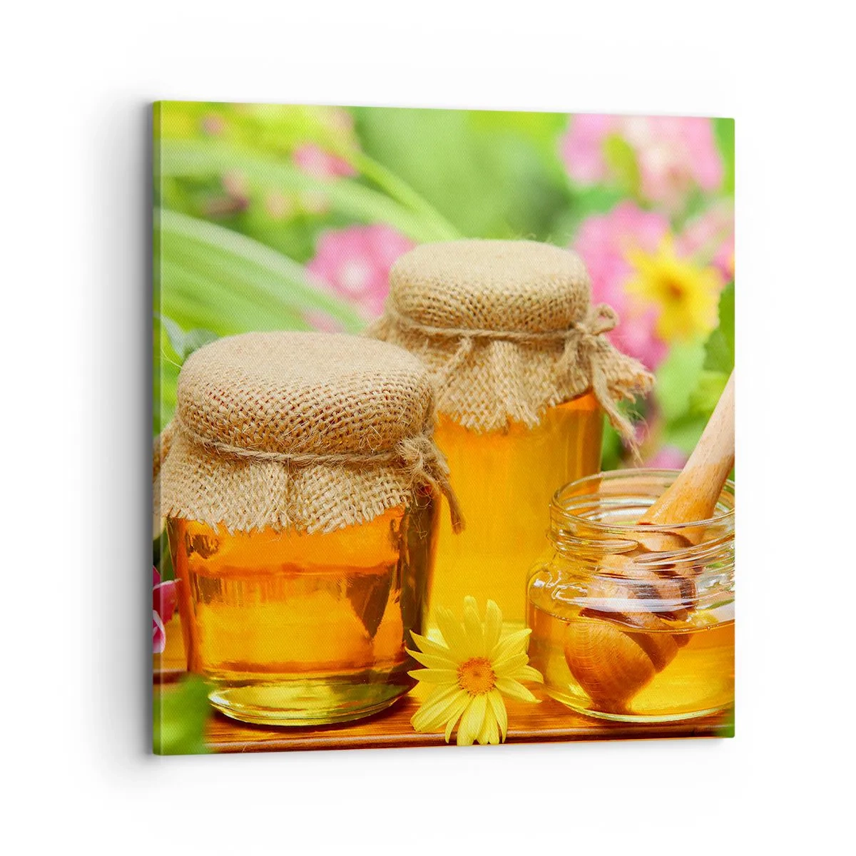 Tablou pe pânză - Dulce și florală - 70x70 cm