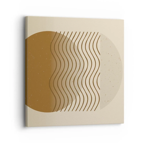 Tablou pe pânză - Despre originea figurilor geometrice - 30x30 cm