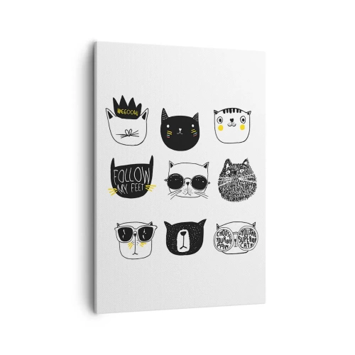 Tablou pe pânză - Fiecare este diferit - 50x70 cm