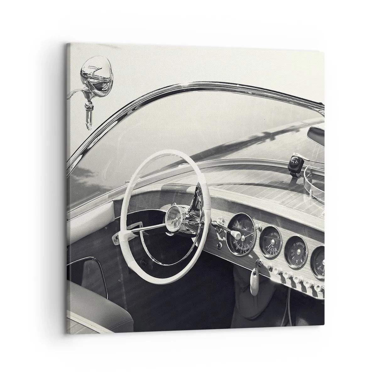 Tablou pe pânză - E timpul pentru cei bogați - 50x50 cm