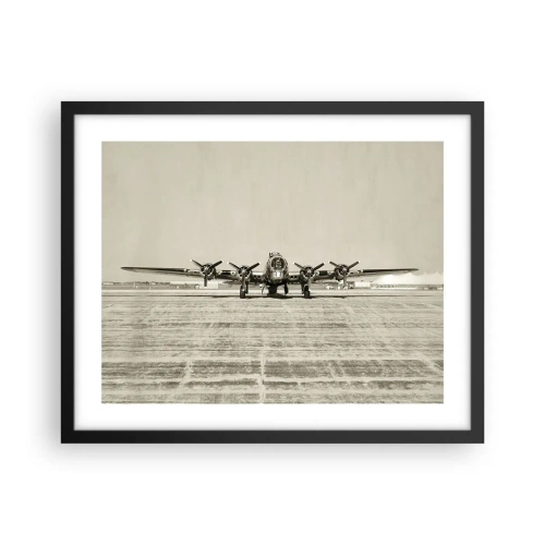 Poster în ramă neagră - Pregătit, ca întotdeauna - 50x40 cm