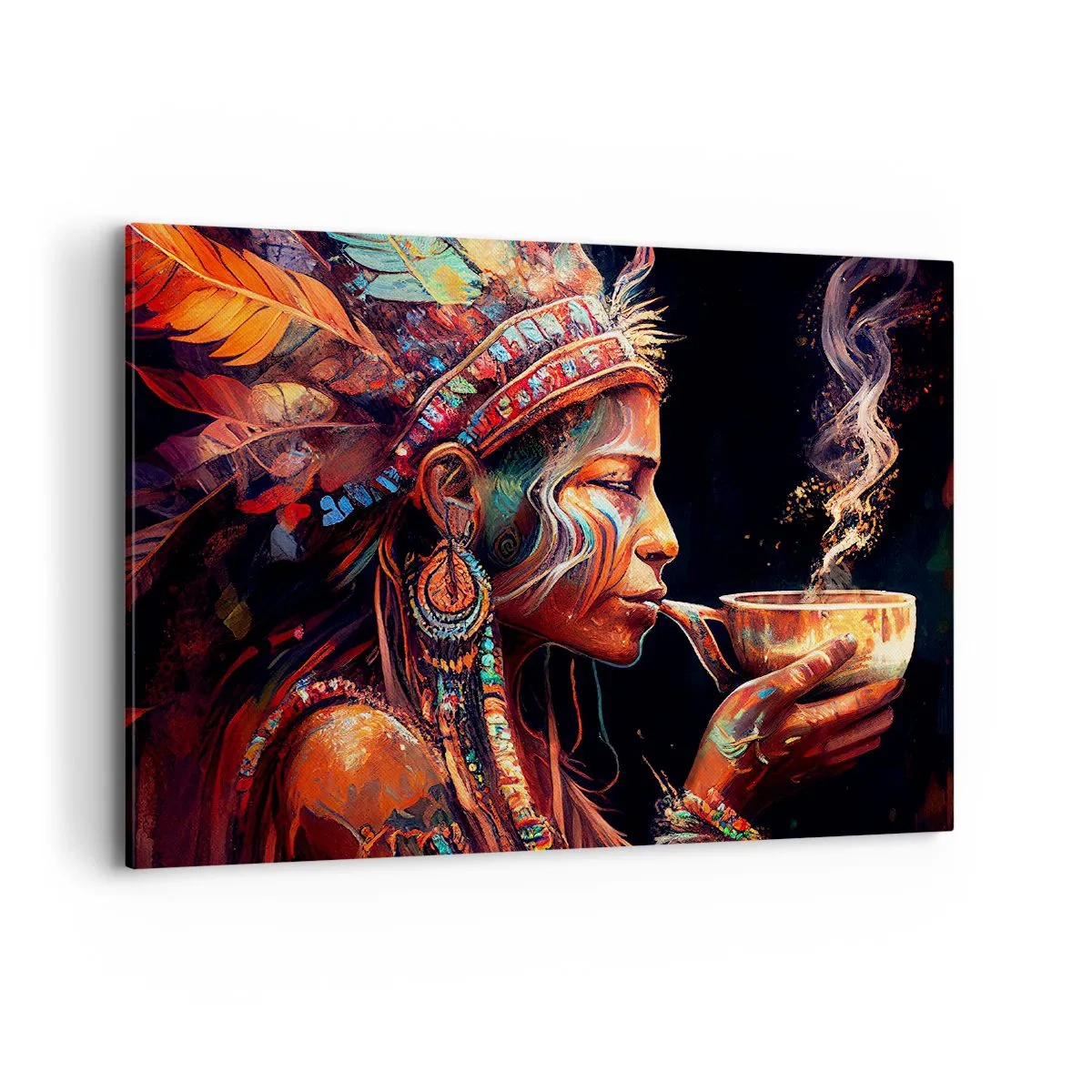 Tablou pe pânză - Ritual magic - 100x70 cm