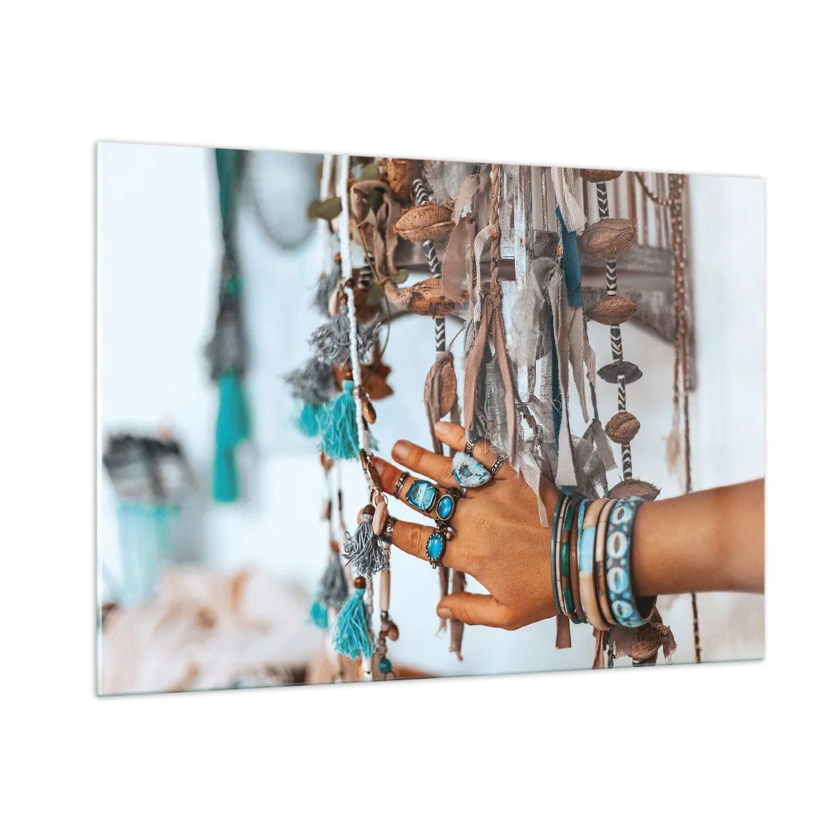 Tablou pe sticlă - Comori locale - 100x70 cm