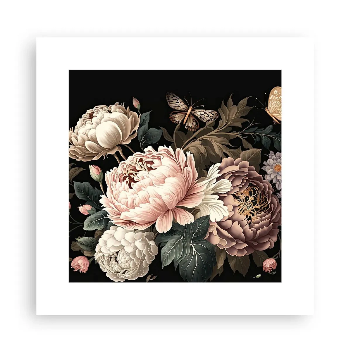 Poster - În stil baroc - 30x30 cm