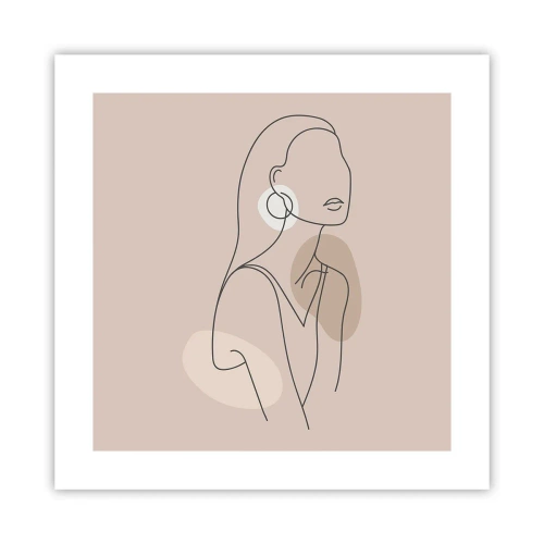 Poster - Icoana fecioarei - 40x40 cm