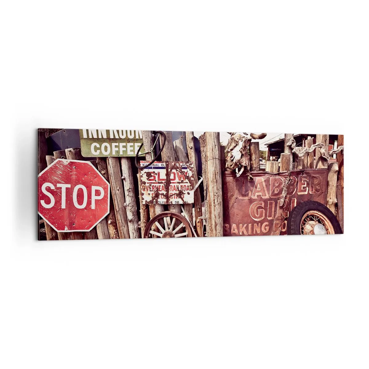 Tablou pe pânză - Iar timpul s-a oprit - 160x50 cm