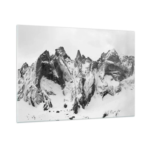 Tablou pe sticlă - Amenințarea crestei de granit - 100x70 cm