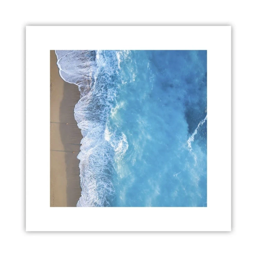 Poster - Puterea albastrului - 30x30 cm