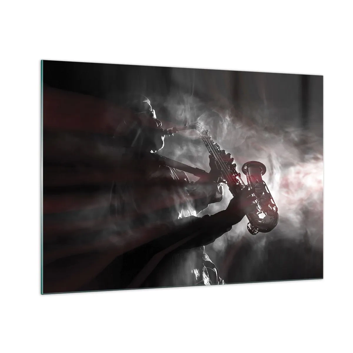 Tablou pe sticlă - În aburul jazzului - 100x70 cm