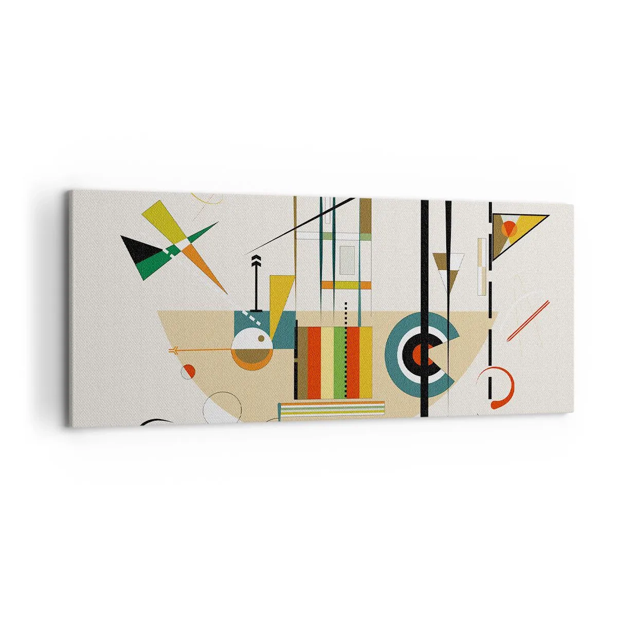 Tablou pe pânză - Și lumea râde - 120x50 cm