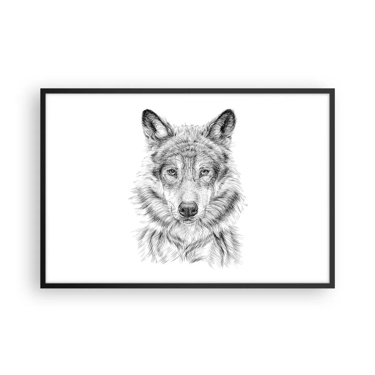 Poster în ramă neagră - Un lider înnăscut - 91x61 cm