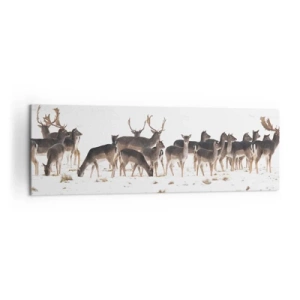 Tablou pe pânză - Vine Crăciunul? - 160x50 cm