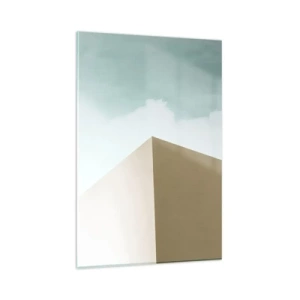 Tablou pe sticlă - Geometria unei veri însorite - 80x120 cm