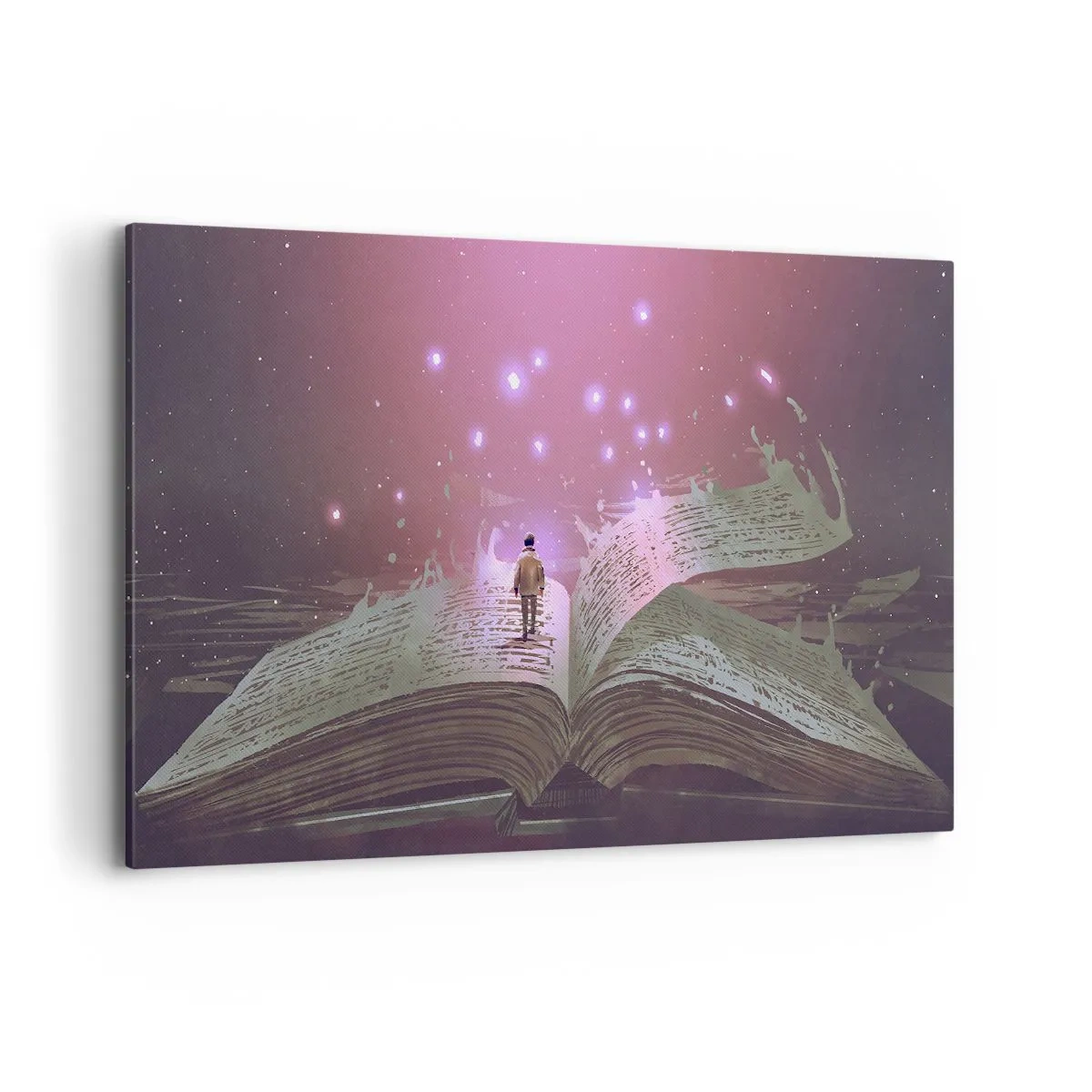 Tablou pe pânză - O invitație către o altă lume - citiți! - 120x80 cm