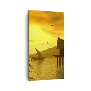 Tablou pe pânză - Pacea dorită - 45x80 cm