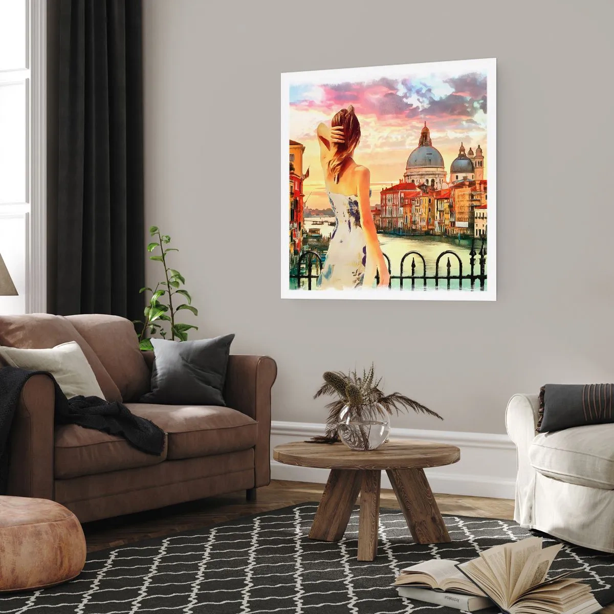 Poster - Când vine vorba de aventură, doar în... - 60x60 cm