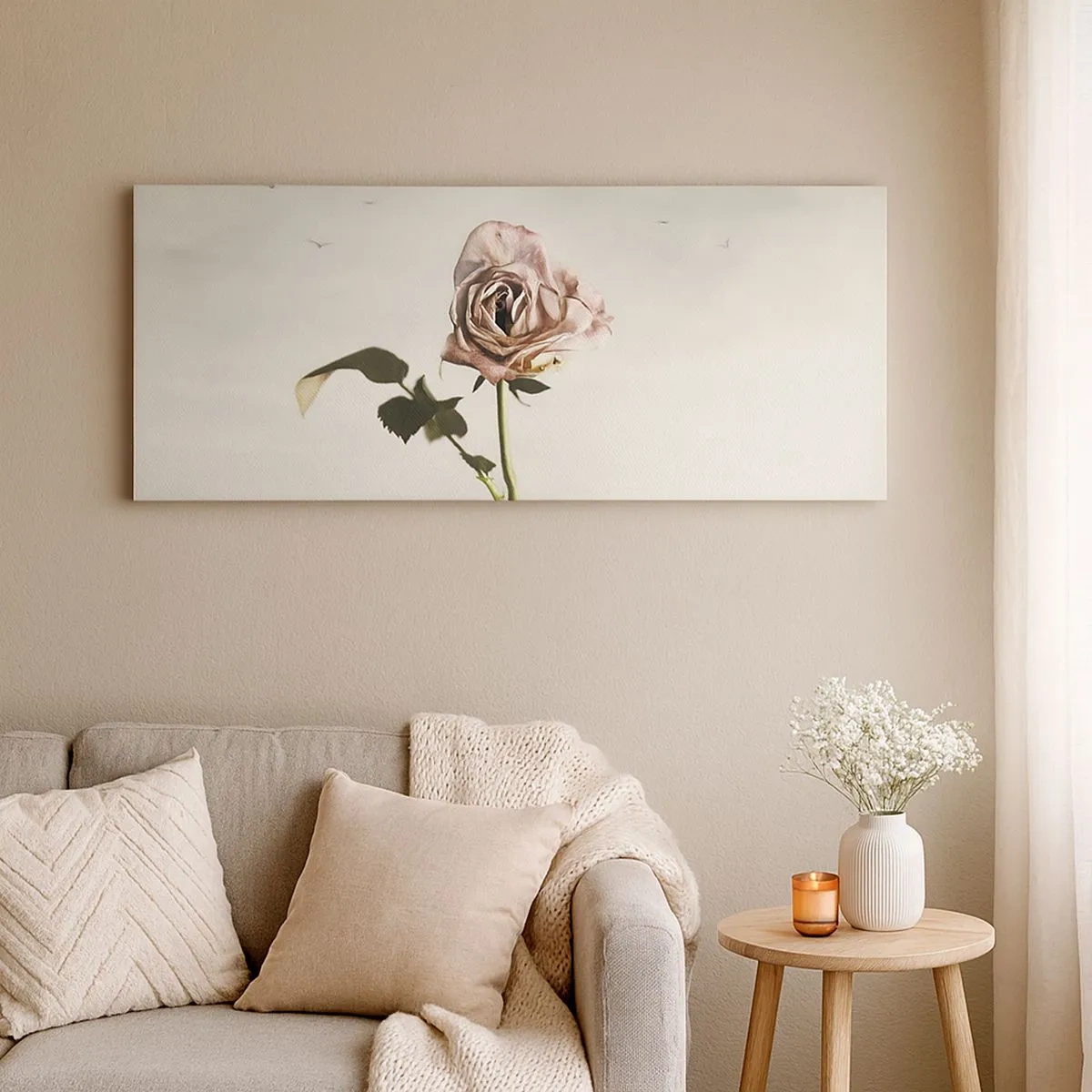 Tablou pe pânză - Primăvara binevenită - 100x40 cm