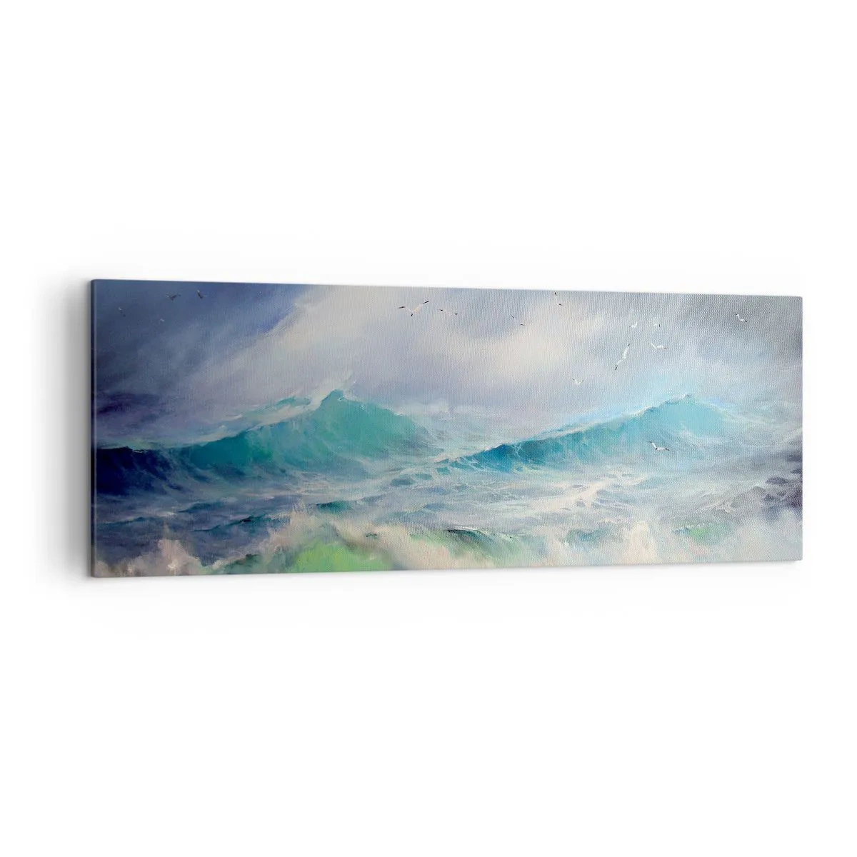 Tablou pe pânză - Vârtejul a gemut de triumf... - 140x50 cm