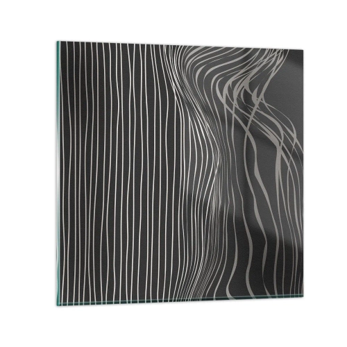 Tablou pe sticlă - Ritm și accent - 30x30 cm