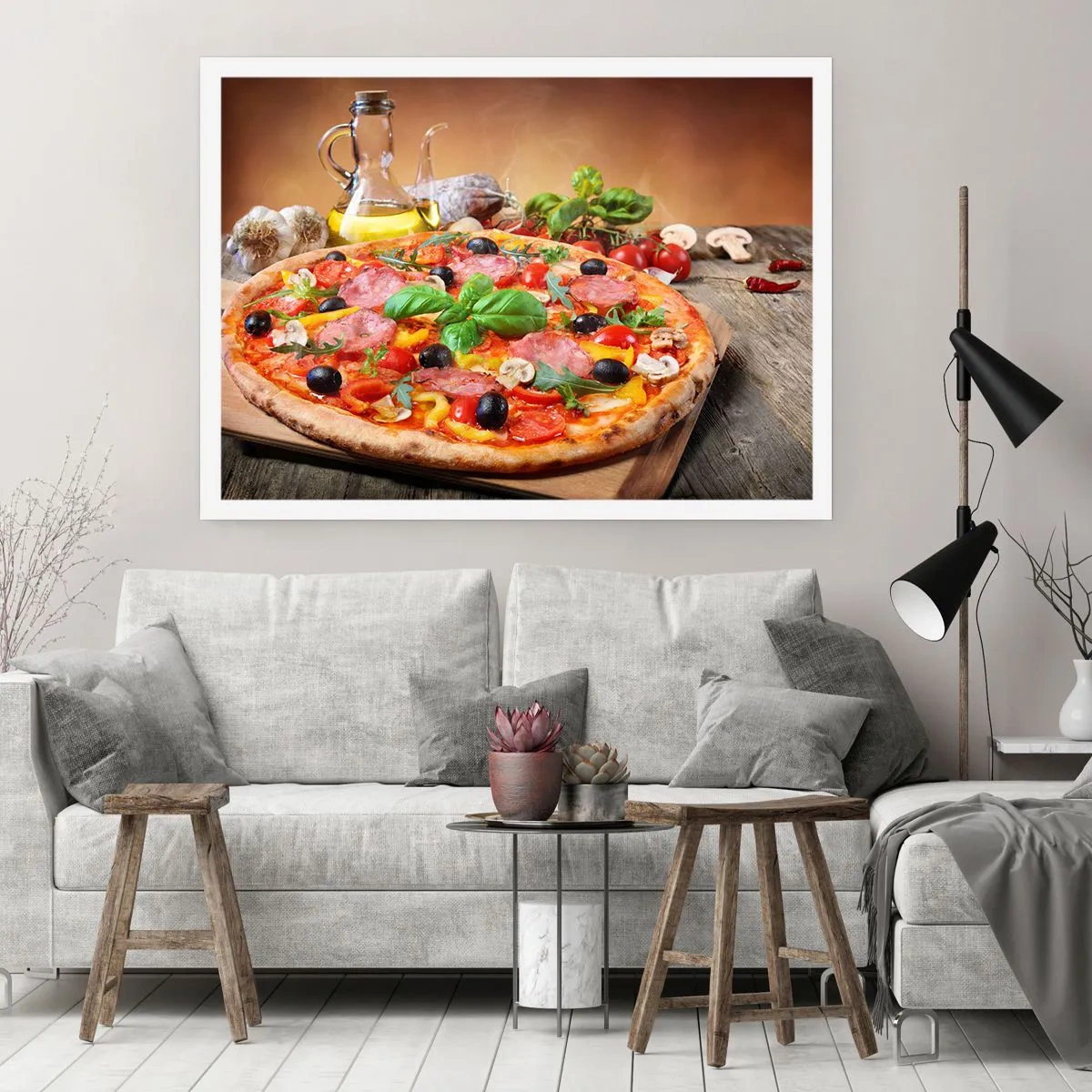 Poster - Cu o adevărată aromă italiană - 70x50 cm