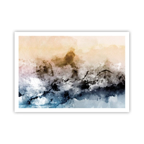 Poster - Scufundate într-un vârtej de ceață - 100x70 cm