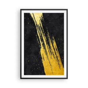 Poster în ramă neagră - Salt în hiperspațiu - 61x91 cm
