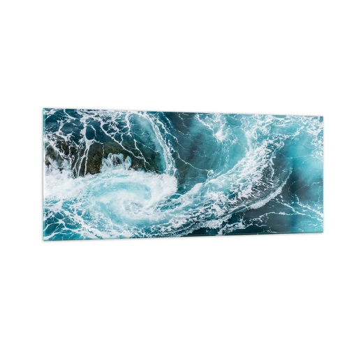 Tablou pe sticlă - Poarta spre interiorul Pământului - 100x40 cm